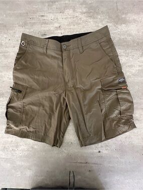Quiksilver Olive Green Cargo Shorts